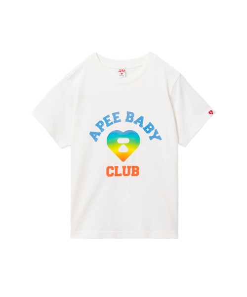 A BATHING APE(アベイシングエイプ)の「RAINBOW APEE BABY PRINTED TEE(Tシャツ/カットソー・レディース・ブラック/ホワイト・SMALL/X-SMALL)」の2枚目の写真