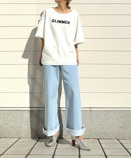 Q(キュー)の「GLIMMER半袖Tシャツ(Tシャツ/カットソー・レディース・ホワイト・MEDIUM)」の8枚目の写真