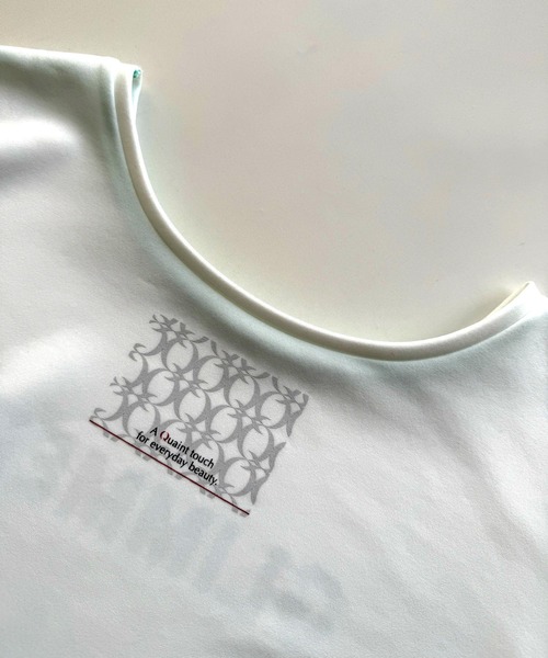 Q(キュー)の「GLIMMER半袖Tシャツ(Tシャツ/カットソー・レディース・ホワイト・MEDIUM)」の13枚目の写真