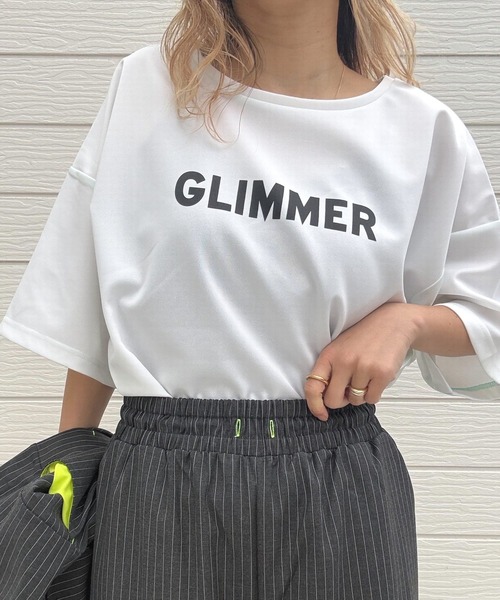 Q(キュー)の「GLIMMER半袖Tシャツ(Tシャツ/カットソー・レディース・ホワイト/チャコールグレー・MEDIUM)」の19枚目の写真