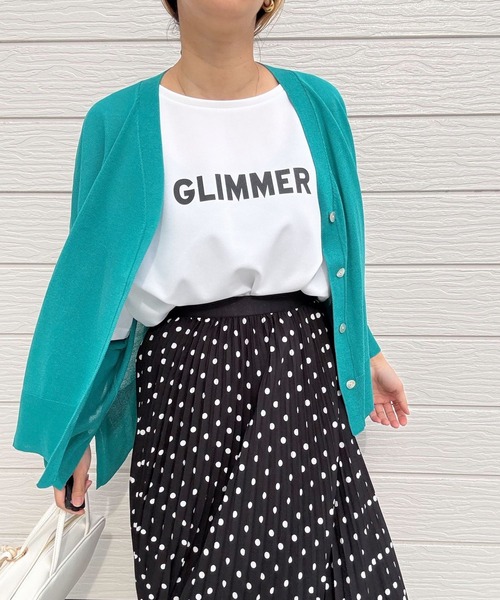 Q(キュー)の「GLIMMER半袖Tシャツ(Tシャツ/カットソー・レディース・ホワイト/チャコールグレー・MEDIUM)」の21枚目の写真