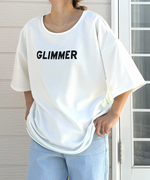 Q(キュー)の「GLIMMER半袖Tシャツ(Tシャツ/カットソー・レディース・ホワイト/チャコールグレー・MEDIUM)」の18枚目の写真