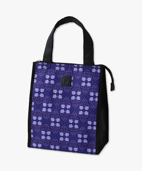 ANNA SUI(アナスイ)の「ローズ&ハート柄 保冷・保温バッグ(エコバッグ/サブバッグ・レディース・パープル・FREE)」の1枚目の写真