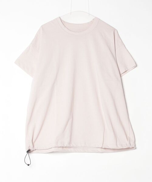 ROBES&CONFECTIONS（ローブスコンフェクションズ）の「Robes&Confections/ローブス&コンフェクションズ/ヴィンテージツイスト天竺ドロストSSカットソーW（Tシャツ/カットソー・レディース・ブラック系9/ライトグレー・1）」の2枚目の写真