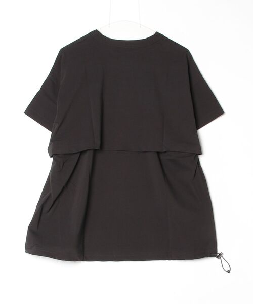 ROBES&CONFECTIONS（ローブスコンフェクションズ）の「Robes&Confections/ローブス&コンフェクションズ/ヴィンテージツイスト天竺ドロストSSカットソーW（Tシャツ/カットソー・レディース・ブラック系9/ライトグレー・1）」の3枚目の写真