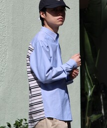 GLOSTER（グロスター）の「【フレブル刺繍】ボタンダウン コンビシャツ（シャツ/ブラウス）」