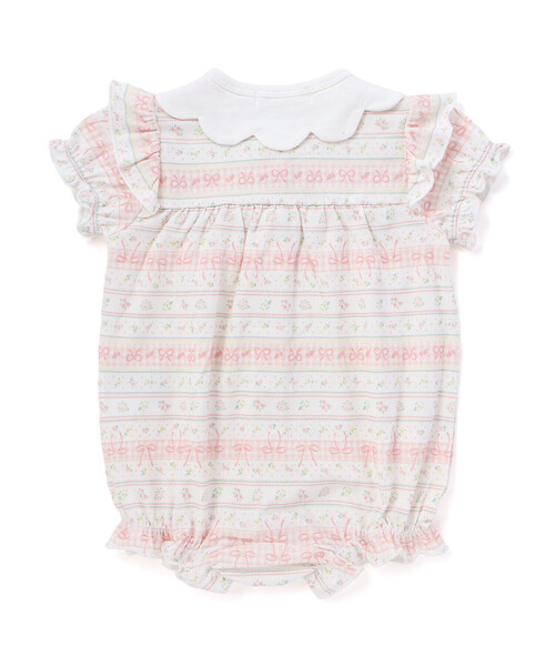 SLAP SLIP BABY（スラップスリップベビー）の「【お揃い】スカラップ襟花柄カバーオールベビー(60~80cm)（ロンパース・キッズ・ピンク系その他/イエロー系その他・70cm/60cm/80ｃｍ）」の9枚目の写真