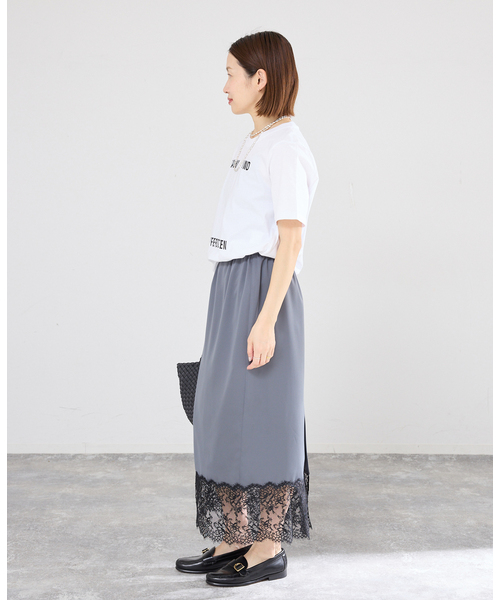 IENA(イエナ)の「BAUM UND PFERDGARTEN/バウム ウンド ヘルガーデン LOGO T Tシャツ JAWO24593(Tシャツ/カットソー・レディース・ホワイト・FREE)」の7枚目の写真