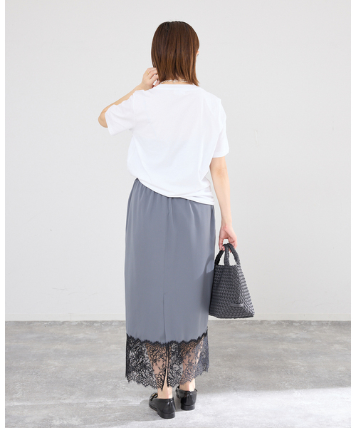 IENA(イエナ)の「BAUM UND PFERDGARTEN/バウム ウンド ヘルガーデン LOGO T Tシャツ JAWO24593(Tシャツ/カットソー・レディース・ホワイト・FREE)」の8枚目の写真