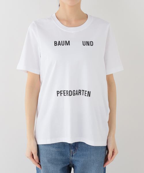 IENA(イエナ)の「BAUM UND PFERDGARTEN/バウム ウンド ヘルガーデン LOGO T Tシャツ JAWO24593(Tシャツ/カットソー・レディース・ホワイト・FREE)」の16枚目の写真