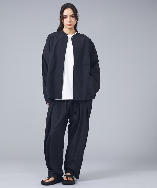 NoiR/ノアール(ノアール)の「【NoiR/ノワール】PocketableShirt/ポケッタブルシャツ/NW26001/シャツジャケット/ユニセックス【WEB限定】(シャツ/ブラウス・メンズ・ブラック・M/L)」の2枚目の写真