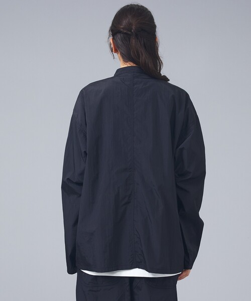 NoiR/ノアール(ノアール)の「【NoiR/ノワール】PocketableShirt/ポケッタブルシャツ/NW26001/シャツジャケット/ユニセックス【WEB限定】(シャツ/ブラウス・メンズ・ブラック・M/L)」の6枚目の写真