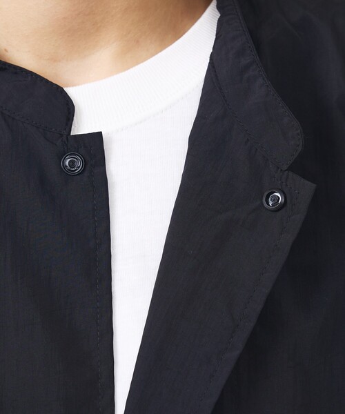 NoiR/ノアール(ノアール)の「【NoiR/ノワール】PocketableShirt/ポケッタブルシャツ/NW26001/シャツジャケット/ユニセックス【WEB限定】(シャツ/ブラウス・メンズ・ブラック・M/L)」の9枚目の写真