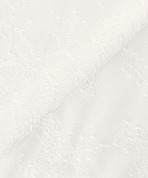 MAJESTIC LEGON（マジェスティックレゴン）の「レースクロスタンク（タンクトップ・レディース・オフホワイト/ブラック/アイボリー・MEDIUM）」の15枚目の写真