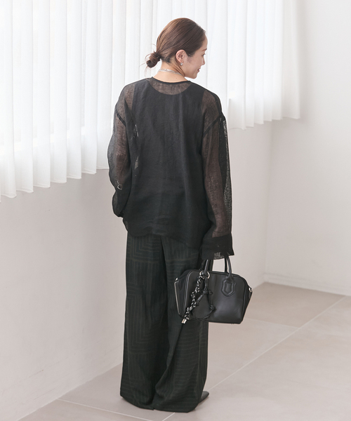 JOURNAL STANDARD（ジャーナルスタンダード）の「VISアサキカプリントパンツ（その他パンツ・レディース・ブラウン/アイボリー/グリーン・FREE）」の20枚目の写真