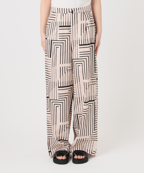 JOURNAL STANDARD（ジャーナルスタンダード）の「VISアサキカプリントパンツ（その他パンツ・レディース・ブラウン/アイボリー/グリーン・FREE）」の13枚目の写真