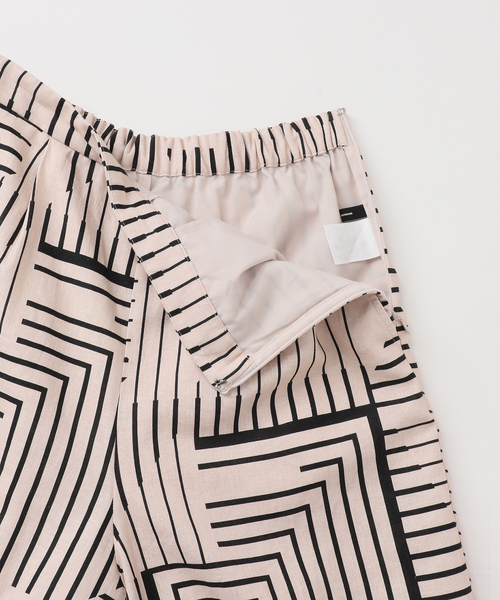 JOURNAL STANDARD（ジャーナルスタンダード）の「VISアサキカプリントパンツ（その他パンツ・レディース・ブラウン/アイボリー/グリーン・FREE）」の9枚目の写真