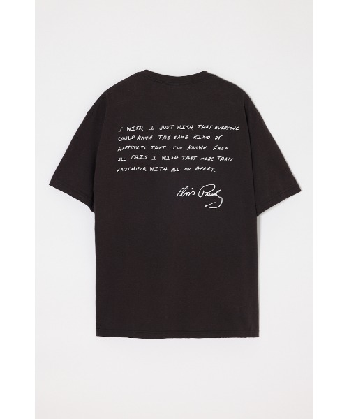 MOUSSY(マウジー)の「FD ELVIS Tシャツ(Tシャツ/カットソー・レディース・ホワイト/ブラック・FREE)」の4枚目の写真