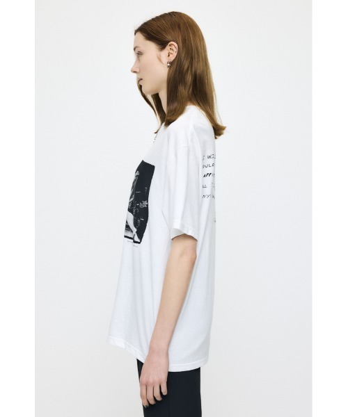 MOUSSY(マウジー)の「FD ELVIS Tシャツ(Tシャツ/カットソー・レディース・ホワイト/ブラック・FREE)」の12枚目の写真