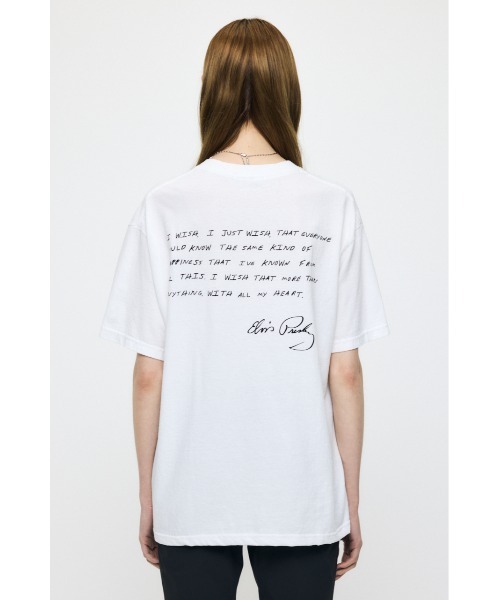 MOUSSY(マウジー)の「FD ELVIS Tシャツ(Tシャツ/カットソー・レディース・ホワイト/ブラック・FREE)」の13枚目の写真