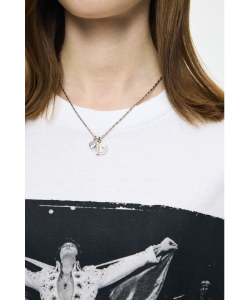 MOUSSY(マウジー)の「FD ELVIS Tシャツ(Tシャツ/カットソー・レディース・ホワイト/ブラック・FREE)」の14枚目の写真