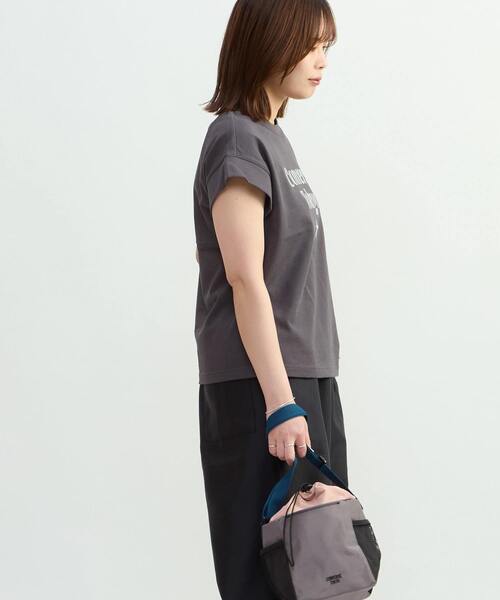 CONVERSE TOKYO(コンバーストウキョウ)の「FRENCH-SLEEVE LOGO FOIL PRINT TEE(Tシャツ/カットソー・レディース・杢グレー/チャコールグレー/ミント/ホワイト・FREE)」の17枚目の写真