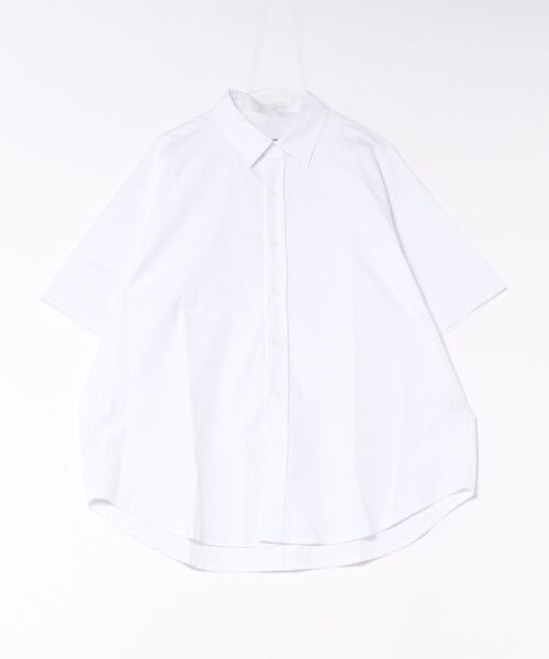 a.p.o.v.(エーピーオービー)の「a.p.o.v. ソフトオックスフォードコットンオーバーサイズミニマル半袖シャツ(シャツ/ブラウス・メンズ・グレー/ブルー/ホワイト/ラベンダー/イエロー・ONESIZE)」の10枚目の写真