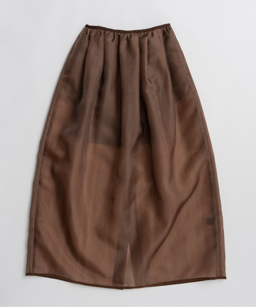 PRANK PROJECT(プランクプロジェクト)の「【2026Summer Pre-Order】ハードメッシュマキシスカート / Hard Mesh Maxi Skirt(スカート・レディース・ベージュ/ブラック・36/38)」の14枚目の写真