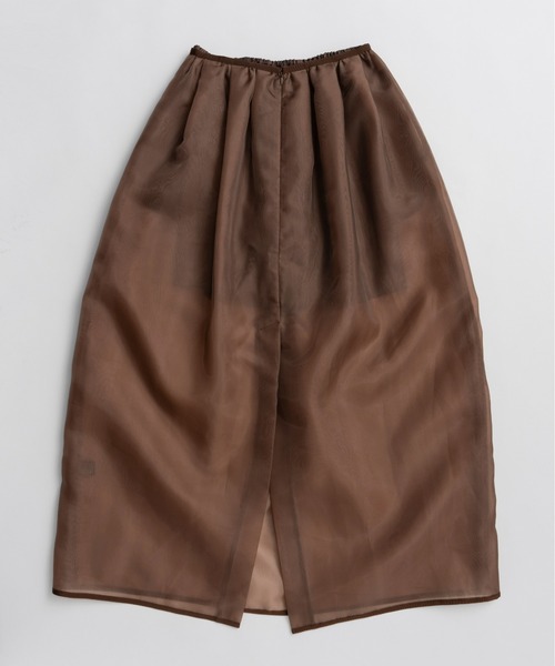 PRANK PROJECT(プランクプロジェクト)の「【2026Summer Pre-Order】ハードメッシュマキシスカート / Hard Mesh Maxi Skirt(スカート・レディース・ベージュ/ブラック・36/38)」の15枚目の写真