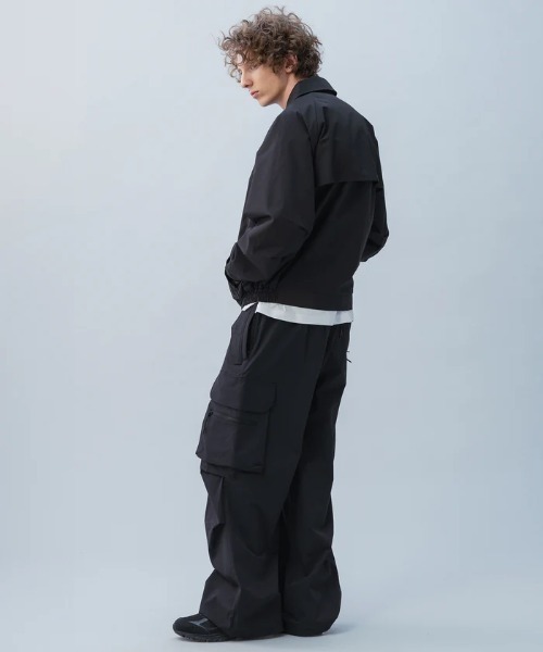 +phenix(プラスフェニックス)の「+phenix/プラスフェニックス/TECH WIDE CARGO PANTS(カーゴパンツ・メンズ・ブラック・L)」の8枚目の写真