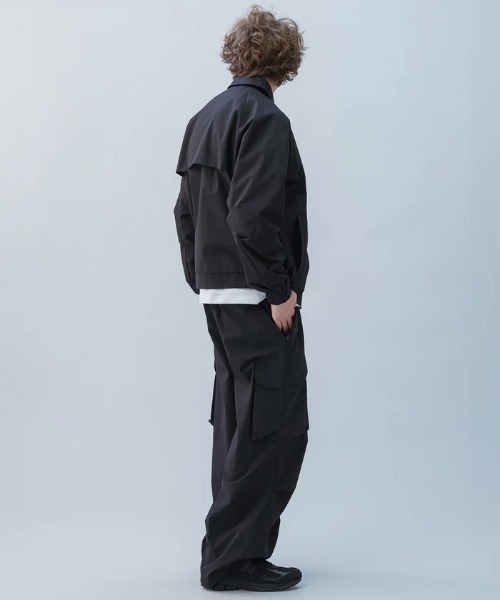 +phenix(プラスフェニックス)の「+phenix/プラスフェニックス/TECH WIDE CARGO PANTS(カーゴパンツ・メンズ・ブラック・L)」の9枚目の写真