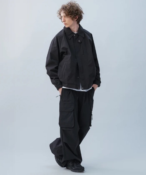 +phenix(プラスフェニックス)の「+phenix/プラスフェニックス/TECH WIDE CARGO PANTS(カーゴパンツ・メンズ・ブラック・L)」の10枚目の写真