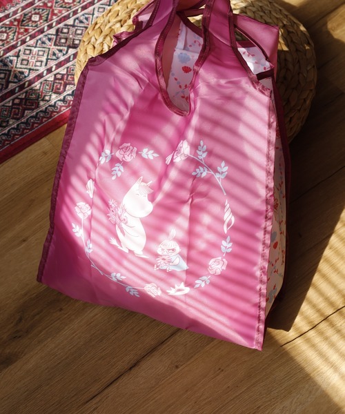 MOOMIN（ムーミン）の「ポケッタブルエコバッグ Moominmamma's Day（エコバッグ/サブバッグ・レディース・ピンク系・ONE SIZE）」の2枚目の写真