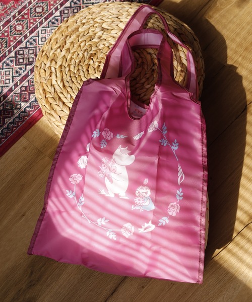 MOOMIN（ムーミン）の「ポケッタブルエコバッグ Moominmamma's Day（エコバッグ/サブバッグ・レディース・ピンク系・ONE SIZE）」の3枚目の写真