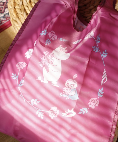MOOMIN（ムーミン）の「ポケッタブルエコバッグ Moominmamma's Day（エコバッグ/サブバッグ・レディース・ピンク系・ONE SIZE）」の4枚目の写真