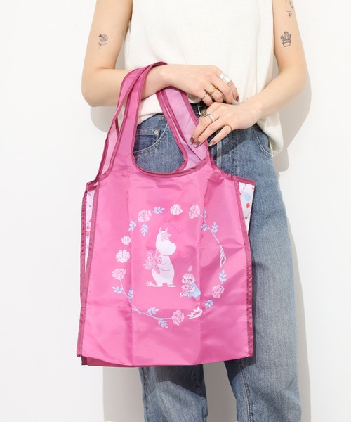 MOOMIN（ムーミン）の「ポケッタブルエコバッグ Moominmamma's Day（エコバッグ/サブバッグ・レディース・ピンク系・ONE SIZE）」の11枚目の写真