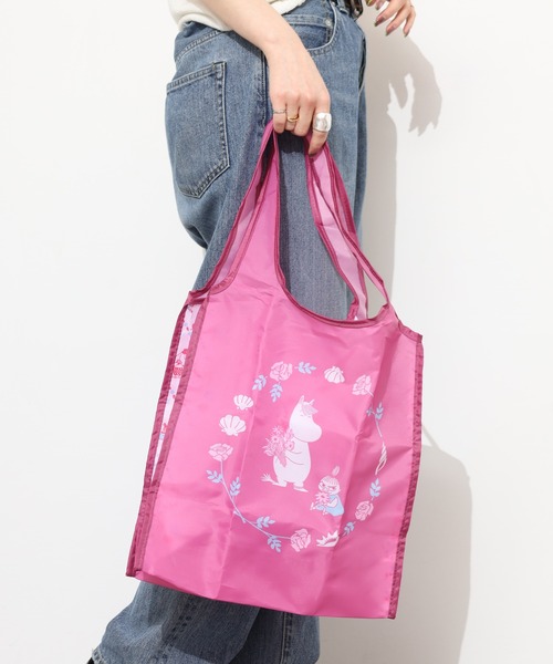 MOOMIN（ムーミン）の「ポケッタブルエコバッグ Moominmamma's Day（エコバッグ/サブバッグ・レディース・ピンク系・ONE SIZE）」の12枚目の写真