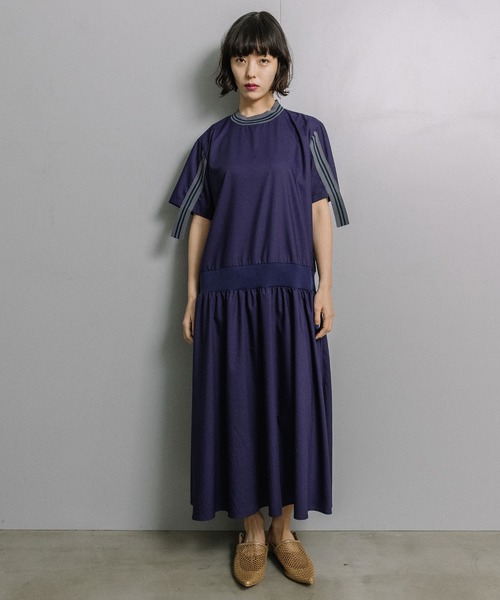 MARECHAL TERRE(マルシャルテル)の「リブワンピース(ワンピース・レディース・ブラック/グレー/ネイビー/パープル・MEDIUM)」の5枚目の写真