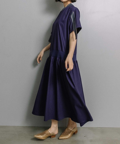 MARECHAL TERRE(マルシャルテル)の「リブワンピース(ワンピース・レディース・ブラック/グレー/ネイビー/パープル・MEDIUM)」の6枚目の写真