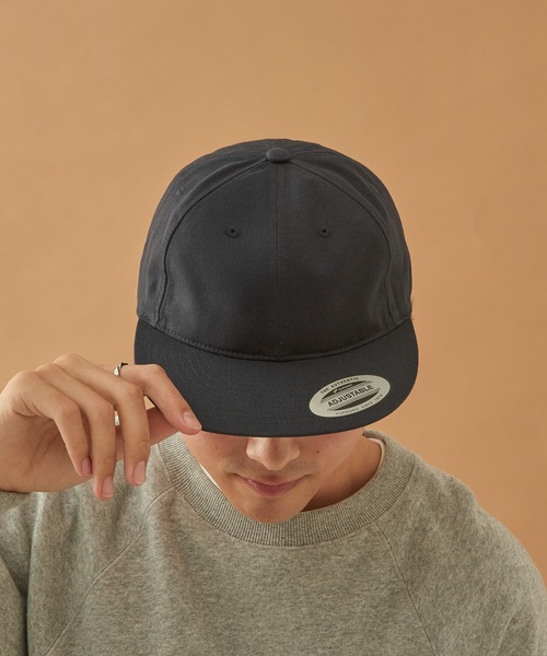 FLEXFIT（フレックスフィット）の「【FLEXFIT】レトロスタイルキャップ ワントーン FL6145R MURS（キャップ・メンズ・ネイビー系1/ダークブラウン/ブラウン/ブラック系1/ネイビー/カーキ/ブラック/ワイン/グレイッシュブルー/ブルー・FREE）」の13枚目の写真
