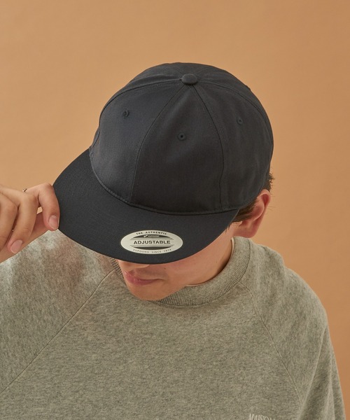 FLEXFIT（フレックスフィット）の「【FLEXFIT】レトロスタイルキャップ ワントーン FL6145R MURS（キャップ・メンズ・ネイビー系1/ダークブラウン/ブラウン/ブラック系1/ネイビー/カーキ/ブラック/ワイン/グレイッシュブルー/ブルー・FREE）」の14枚目の写真