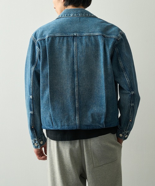 TANAKA（タナカ）の「【TANAKA】THE JEAN JACKET（デニムジャケット・メンズ・ダークインディゴブルー・S/M）」の8枚目の写真