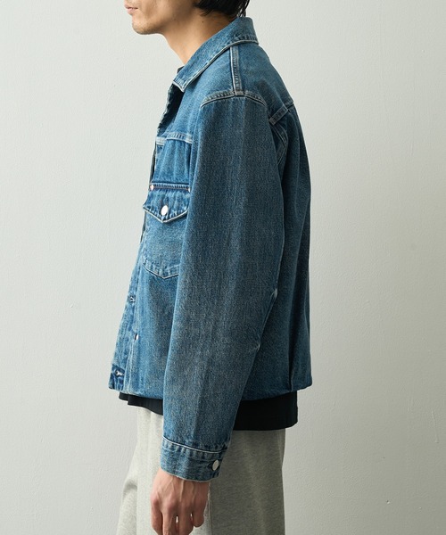 TANAKA（タナカ）の「【TANAKA】THE JEAN JACKET（デニムジャケット・メンズ・ダークインディゴブルー・S/M）」の7枚目の写真