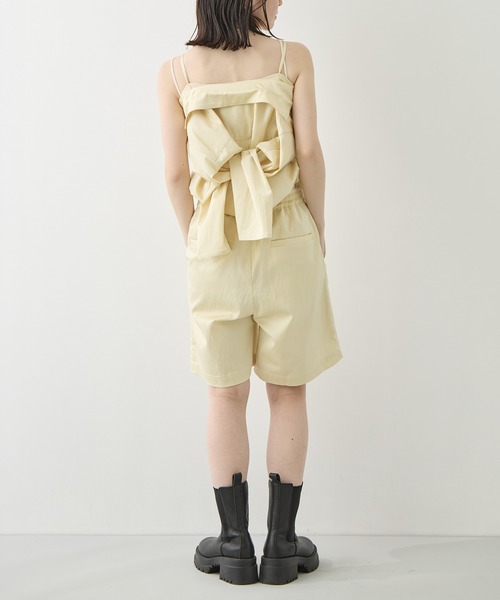 BELPER（ベルパー）の「[BELPER/ベルパー]OFF-SHOULDER JUMPSUITS（つなぎ/オールインワン・レディース・ブラック/イエロー・1/2）」の6枚目の写真