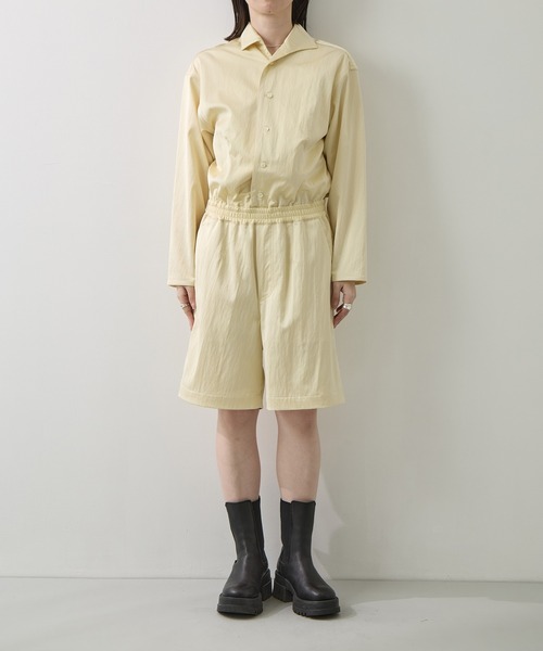 BELPER（ベルパー）の「[BELPER/ベルパー]OFF-SHOULDER JUMPSUITS（つなぎ/オールインワン・レディース・ブラック/イエロー・1/2）」の8枚目の写真