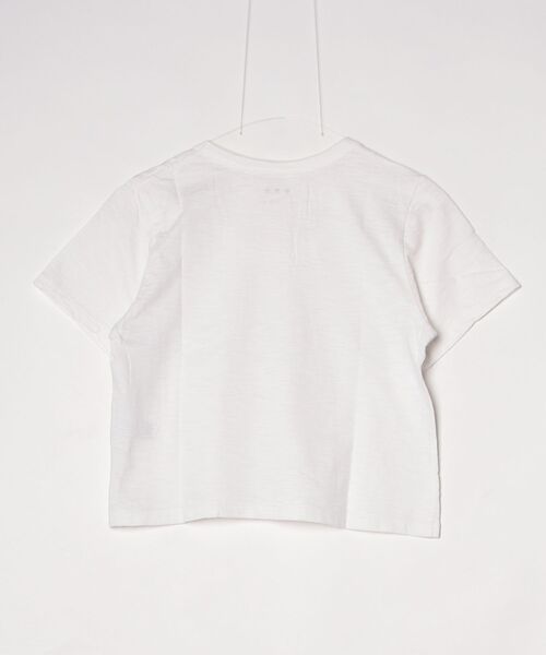 three dots(スリードッツ)の「オーガニックスラブ ジェシカ(Tシャツ/カットソー・レディース・バーガンディー/ブルー系その他/ピンク系その他/イエロー系その他/ホワイト・S/M)」の6枚目の写真