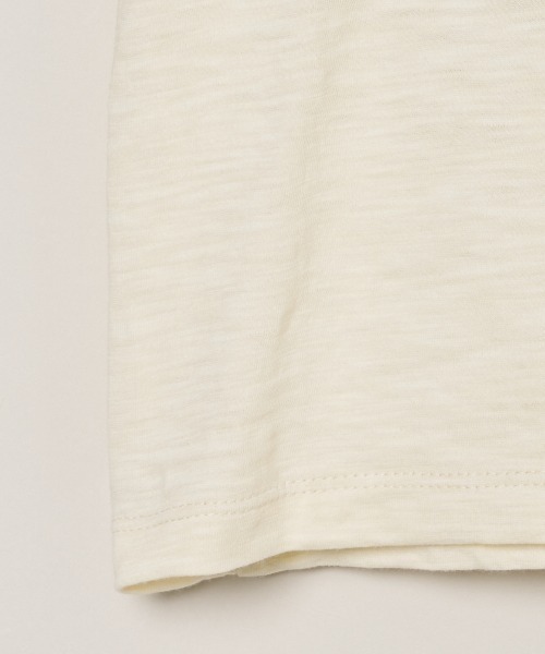 three dots(スリードッツ)の「オーガニックスラブ ジェシカ(Tシャツ/カットソー・レディース・バーガンディー/ブルー系その他/ピンク系その他/イエロー系その他/ホワイト・S/M)」の15枚目の写真