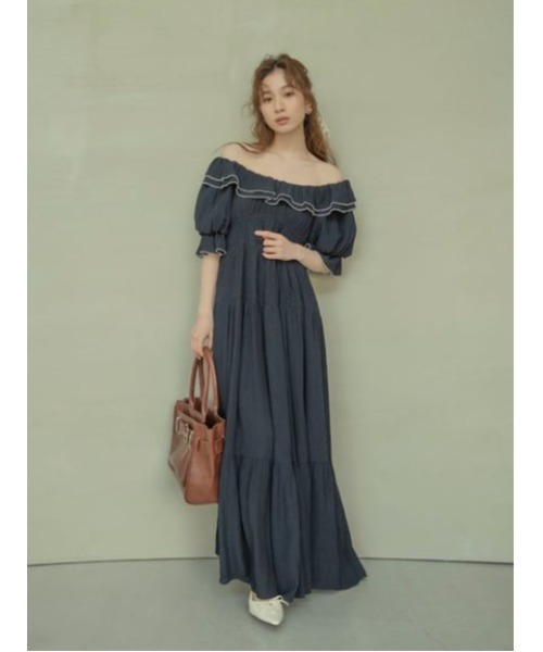LILY BROWN(リリーブラウン)の「フロントベルトトートバッグ(トートバッグ・レディース・ブラウン/イエロー/ブラック・F)」の4枚目の写真