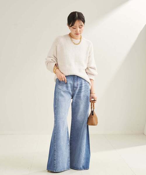 plage(プラージュ)の「《追加》REMAKE WIDE DENIM パンツ(デニムパンツ・レディース・ライトブルー・34/36/38)」の20枚目の写真