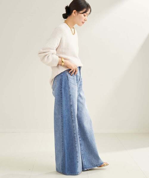 plage(プラージュ)の「《追加》REMAKE WIDE DENIM パンツ(デニムパンツ・レディース・ライトブルー・34/36/38)」の21枚目の写真